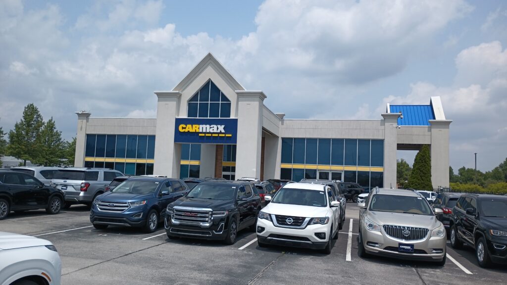 CarMax used-car dealership exterior